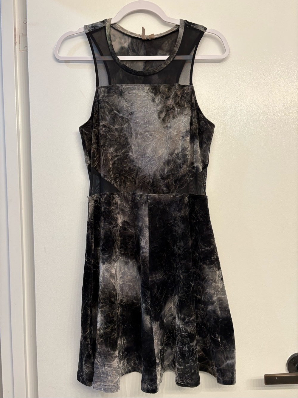 Frenchi Fit & Flare Party Cocktail Sleeveless Dress Juniors black/silver Size XL